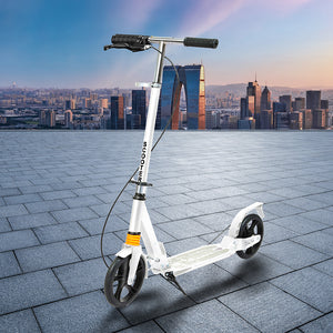 MONVELO Adult Commuter Foldable Scooter White-1996005380722921478