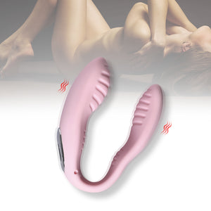 Urway Vibrator Double Shock Clitoris Pink-1975420412108083207