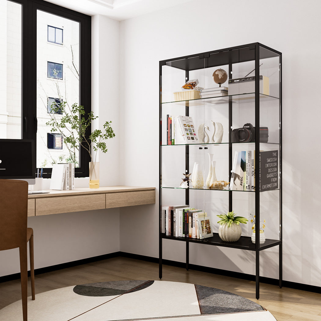 stacked-glass-display-cabinet-steel-4-tier-160cm-1996005394463461383