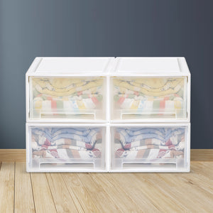Storage Drawers Large Stackable Containers L 4PK-1973193710548160519