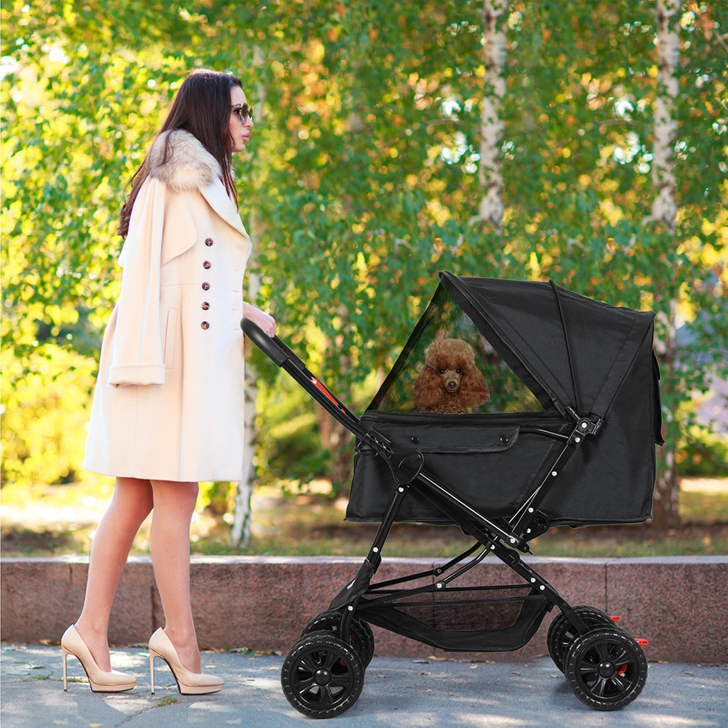 pawz-pet-stroller-dog-cat-carrier-foldable-black-1973193719184232455