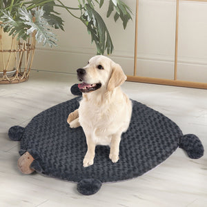 PaWz Pet Bed Cat Calming Bed Dog Squeaky M Charcoal Medium-1975420450024591367