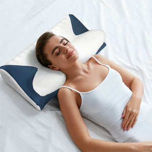 Dreamz Memory Foam Cervical Pillow Pain Relief-1996005454127435783