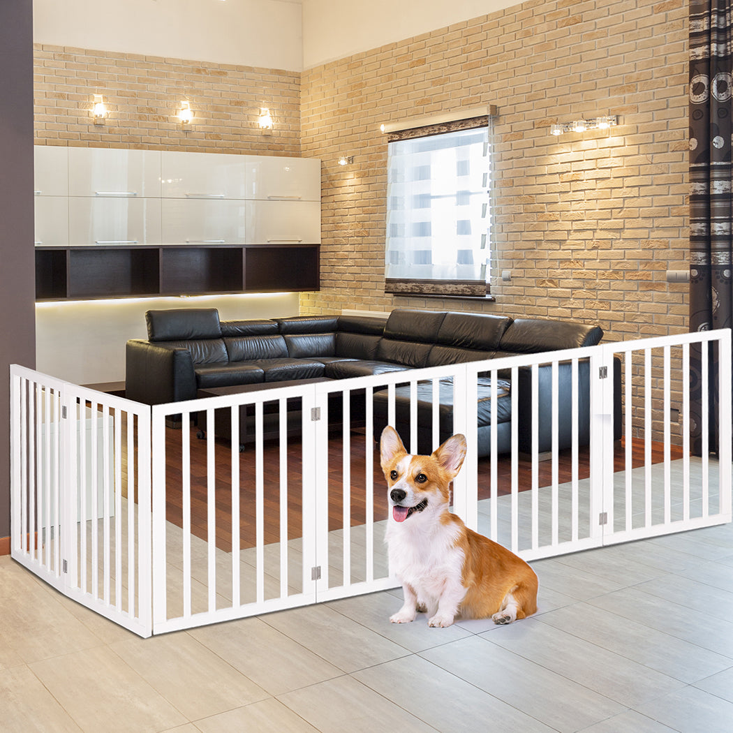 pawz-wooden-pet-gate-dog-fence-safety-white-100-pack-1973193643762257927