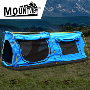 Mountview King Single Swag Camping Swags Blue-1973193759709597703
