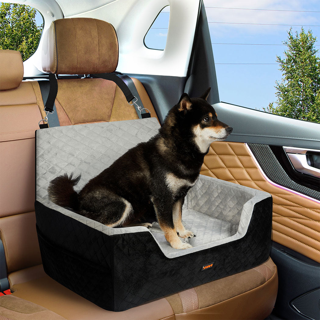pawz-dog-car-booster-seat-belt-pet-safe-protector-travel-bed-1996005444035940359