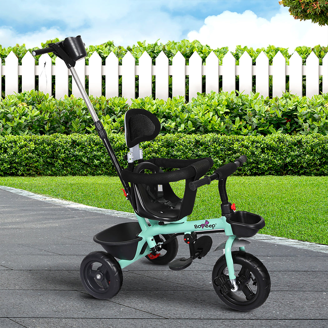 bopeep-kids-tricycle-ride-on-trike-toddler-green-1973193910838759431