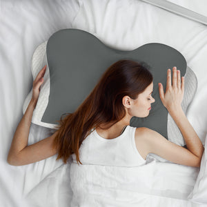 Dreamz Cervical Neck Pillow Ergonomic Memory Foam-1996005454307790855