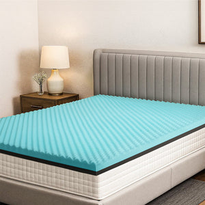 Dreamz Gel Memory Foam Mattress Topper Bed Cool Double-1996005592602382343