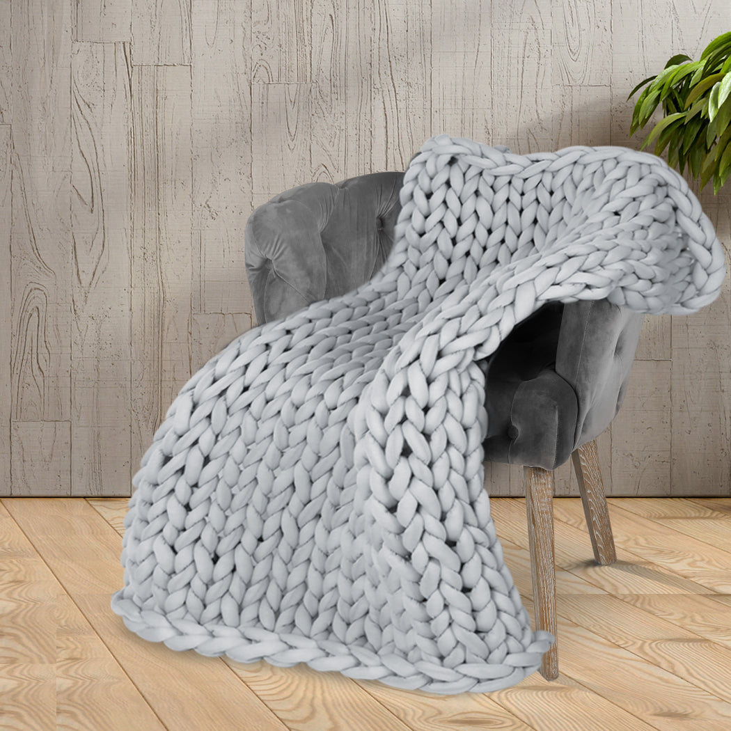 dreamz-knitted-weighted-blanket-chunky-grey-kids-1973194040325312519