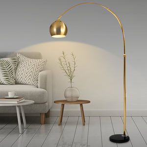 EMITTO Modern LED Floor Lamp Stand Reading Gold-1973193948742684679