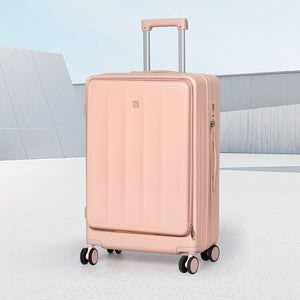 Slimbridge 20" Luggage Trolley Travel Hard Pink-1996005402013208583