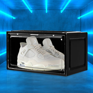 Stacked Shoe Box Acrylic Sneaker Display 1PC Black-1975420405862764551