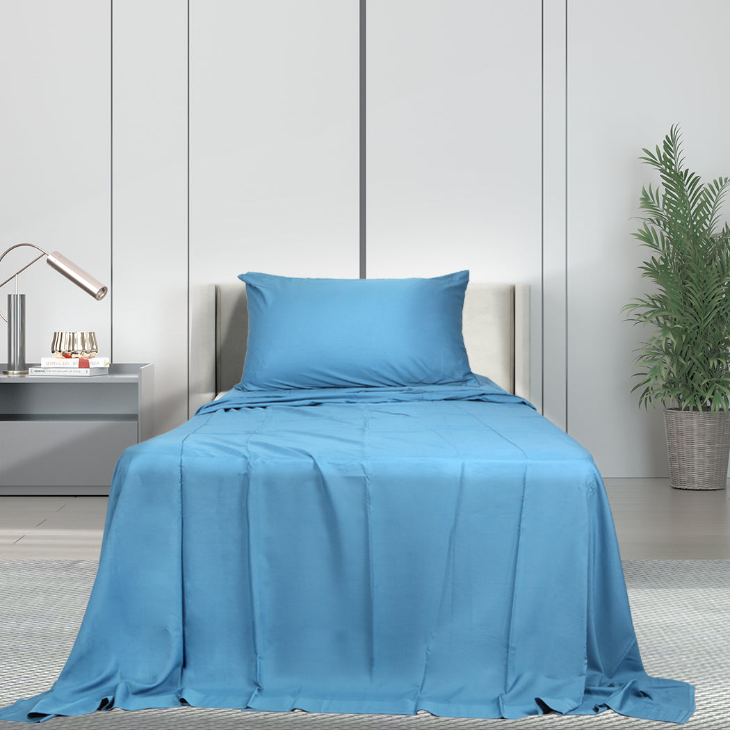dreamz-3pcs-sinigle-size-100-bamboo-bed-sheet-set-in-blue-colour-single-1973194027406856199