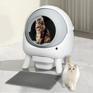 PaWz Smart Self Cleaning Cat Litter Box APP Control White-1996005463153577991