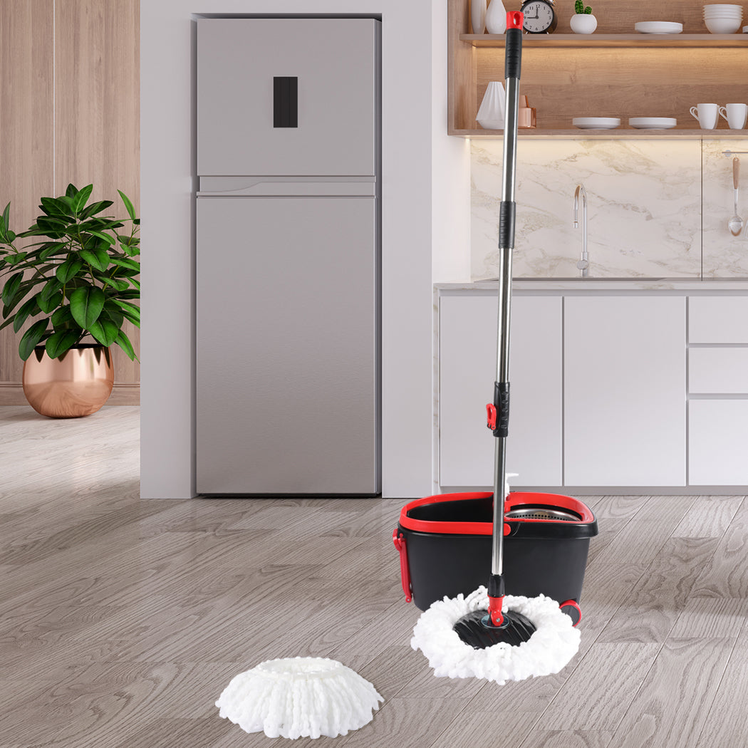 cleanflo-spin-mop-bucket-set-360-degree-black-1973193868618895367