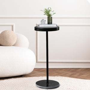 Side Table Round Tabletop Small Lightweight-1996005366755889159