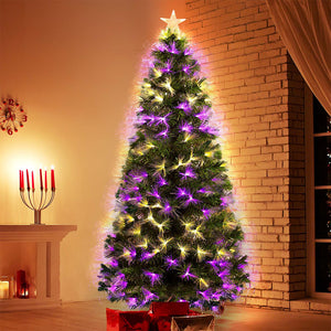 SANTACO Christmas Tree Fibre Optic 2.1M-1973193457400942599