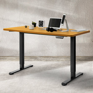 Levede Motorised Standing Desk Adjustable 140cm Natural 1000x 1MM-1973193823525933063
