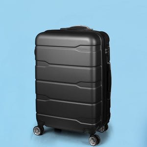 Slimbridge 28" Inch Expandable Luggage Black 28 inch-1973193943302672391