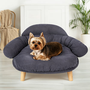 Pawz Elevated Pet Dog Cat Sofa Bed Couch XL Size Grey-1996005432522575879