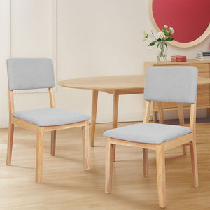 Levede 2x Dining Chair Armless Upholstered Seat-1996005437715124231