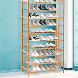 Levede Bamboo Shoe Rack Storage Wooden-1975420510657449990
