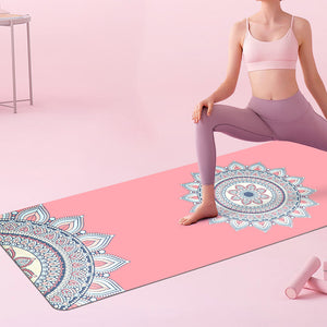Centra Yoga Mat Foldable Non-Slip Exercise Pink-1973193794564263943