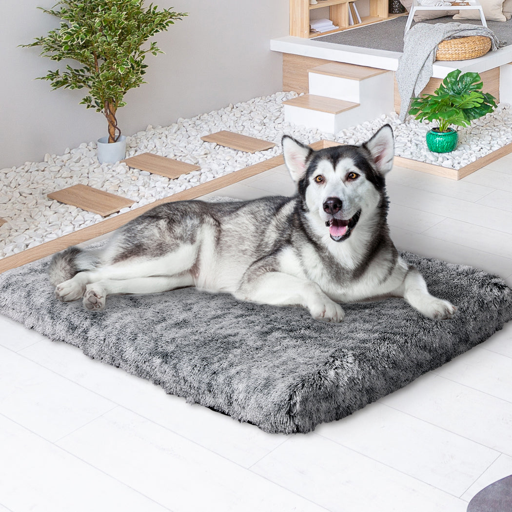 pawz-dog-mat-pet-calming-bed-memory-xxl-charcoal-xx-large-1973193662229778439