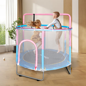 Centra 55" Kids Trampoline Rebounder Pink-1996005447638847495