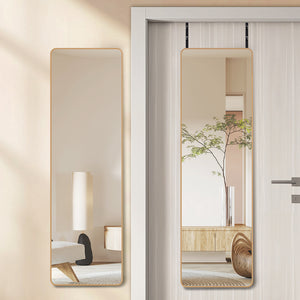 Yezi 120cm Wall Mounted Full Length Mirror Door Hanging-1996005425467756551