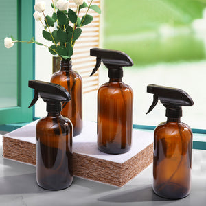 4x 500ml Amber Glass Spray Bottles Trigger-1973194014677143559