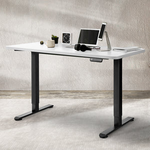 Levede Motorised Standing Desk Adjustable 140cm White 1000x 1MM-1973193823890837511