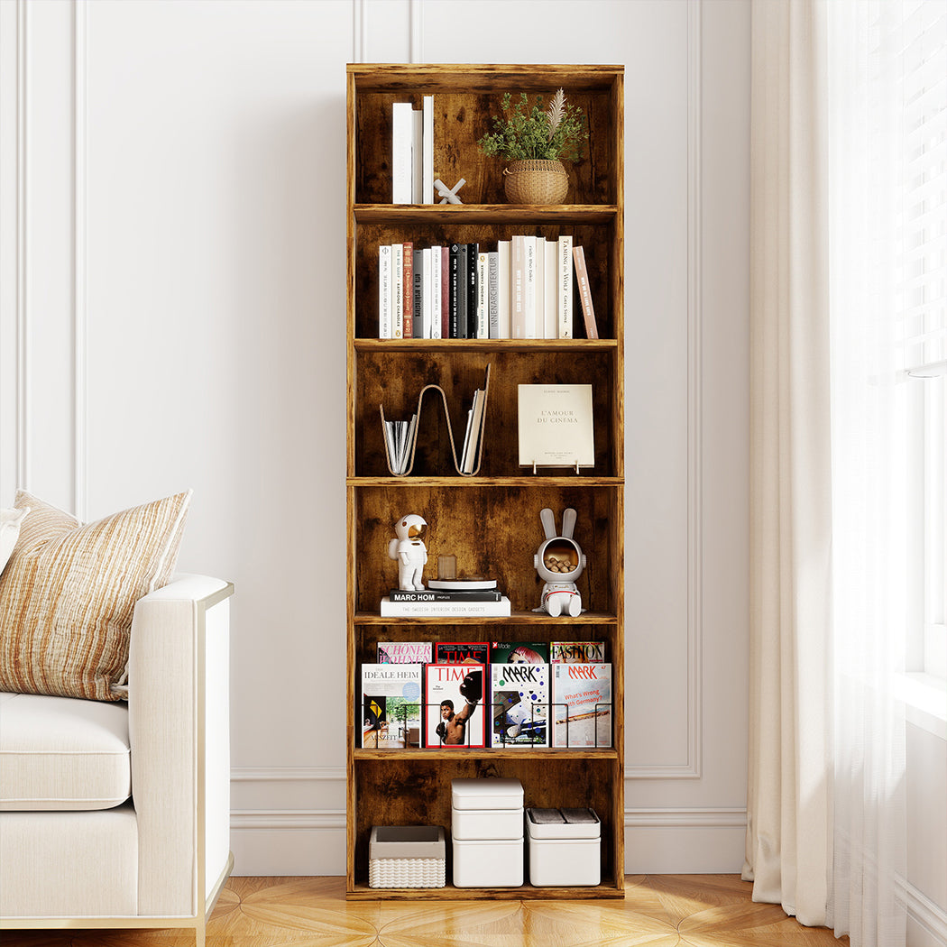 levede-6-tier-book-shelf-adjustable-shelves-walnut-1996005525510295559