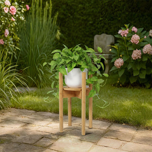 Levede Bamboo Adjustable Plant Stand Indoor Outdoor-1996005517851496455