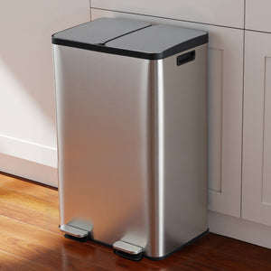 Toque 60L Pedal Bin Kitchen Waste Can Recycling Dustbin-1996009984009310215