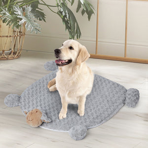 PaWz Pet Bed Cat Calming Beds Dog Squeaky L Grey Large-1975420449445777415