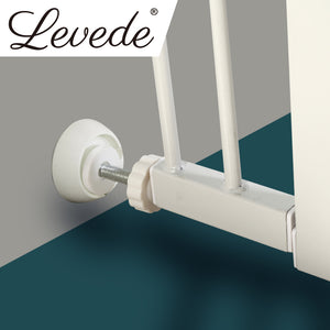 Levede Baby Safety Gate Wall Bumper White-1973194018795950087