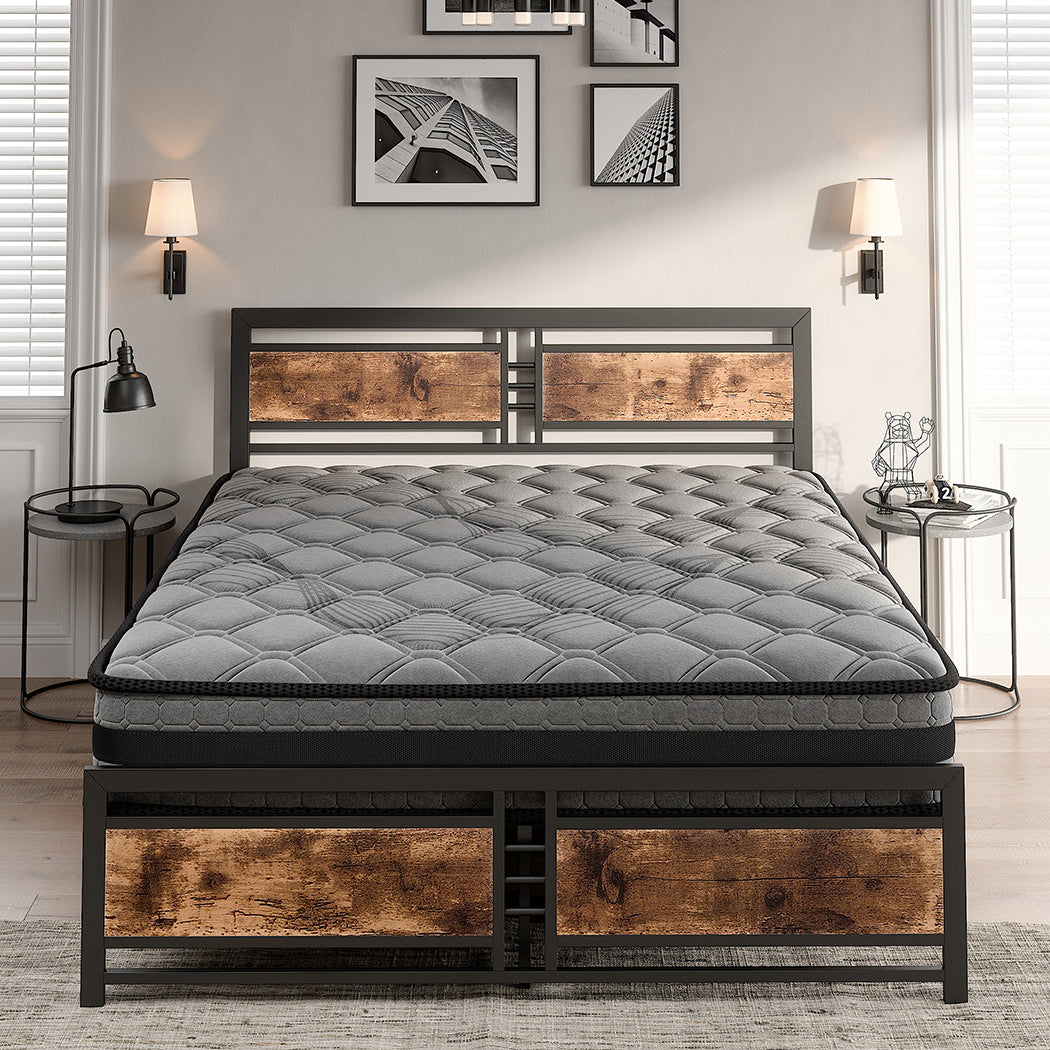 metal-bed-frame-mattress-base-set-wood-queen-1975420522095316999