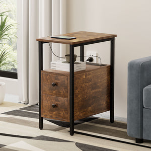 Levede Side Table Narrow Coffee End Table-1996005427241947143