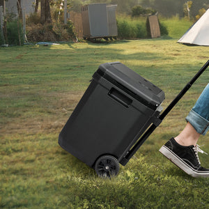 Mountview Cooler Ice Box 27L/43L Portable Chest Trolly For Camping BBQ Picnic-1996005380932636679