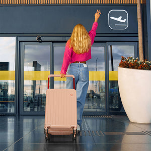 Slimbridge 20" Luggage Wide Handle TSA Lock Pink-1996005403116310535