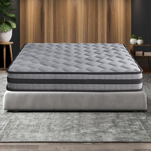 Lavio Double Spring Mattress Grey Medium Firm-1996005555398905863