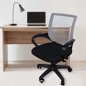 2x Levede Office Chair Gaming Computer Grey-1973193845025935367