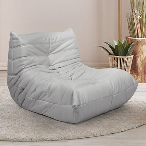 Levede Floor Chair Caterpillar Sofa Grey-1975420402624761863