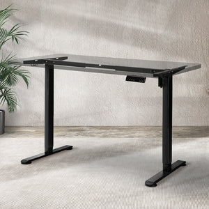 Levede Motorised Standing Desk Frame Black Single Motor-1975420504428908551
