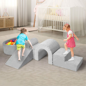 Bopeep Kids Foam Blocks Play Set Pit Climb Crawl Slide Soft Toddlers Toys Indoor-1996005397504331782