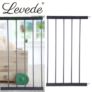 Levede Baby Safety Gate Adjustable Pet Black 45cm Extension-1975420518404329479
