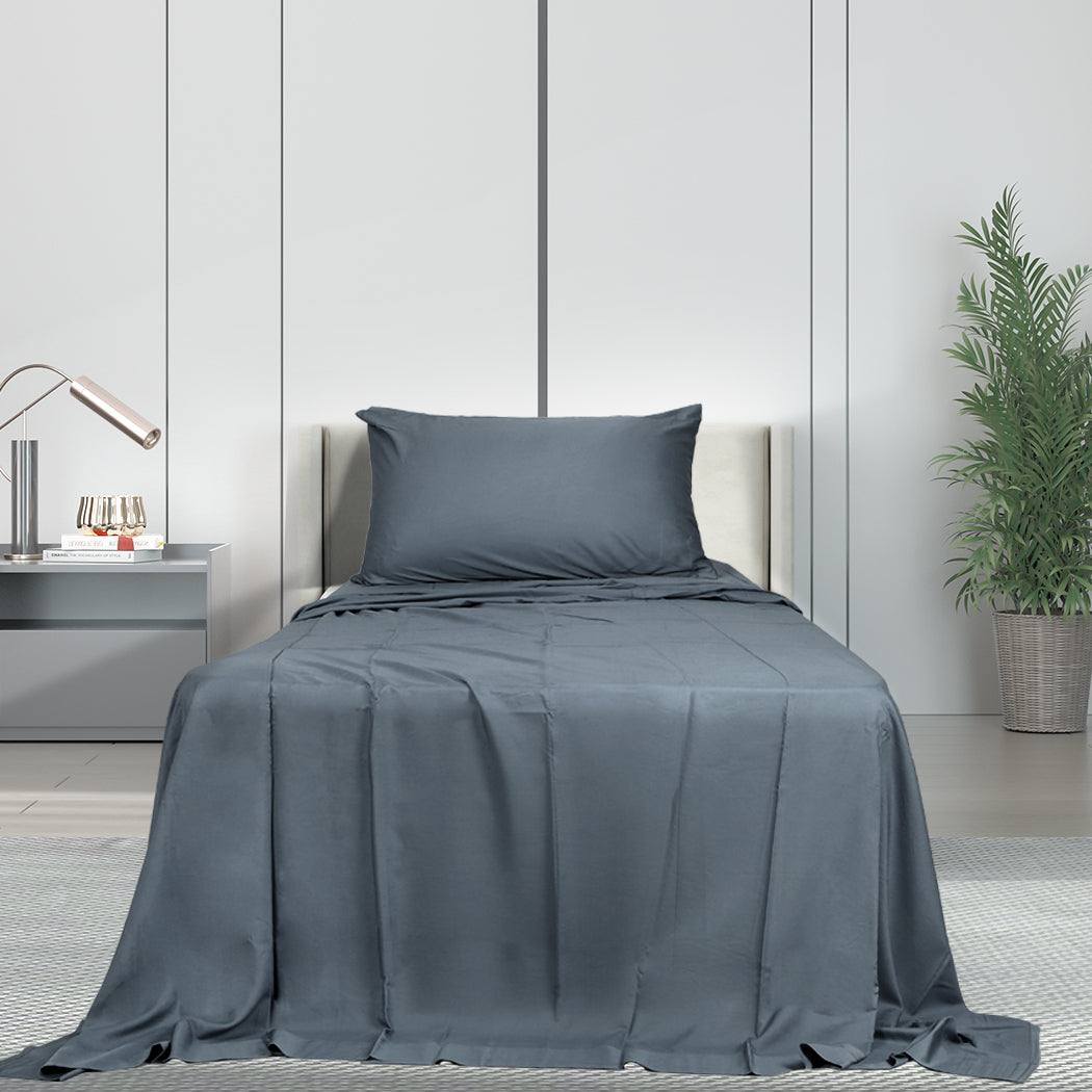 dreamz-3pcs-sinigle-size-100-bamboo-bed-sheet-set-in-charcoal-colour-single-1973194027599794183
