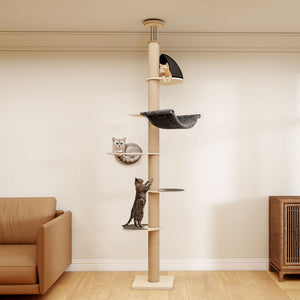 Pawz Cat Tree Tower Scratching Post Scratcher 300cm-1996005540156805127